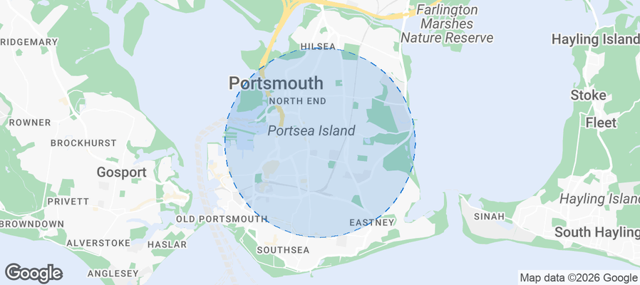 Fratton Airbnb map